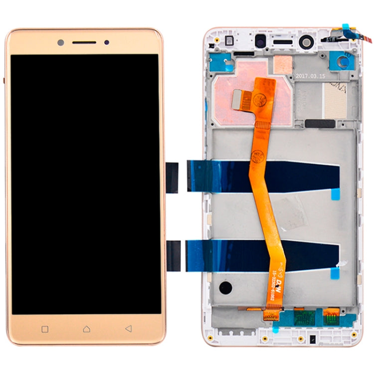 LCD Screen and Digitizer Full Assembly with Frame for Lenovo K6 Note K53a48 5.5 inch, For Lenovo K6 Note, Lenovo K6 Note