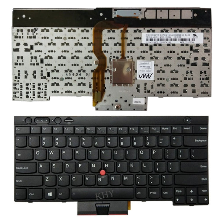 US Version English Laptop Keyboard with Pointing Stick for Lenovo IBM Thinkpad L430 / T430 / T430i / T430S, Teclado 04X1315 / 04X1201 / 04X1277 / 0C01997, For Thinkpad L430 (US)