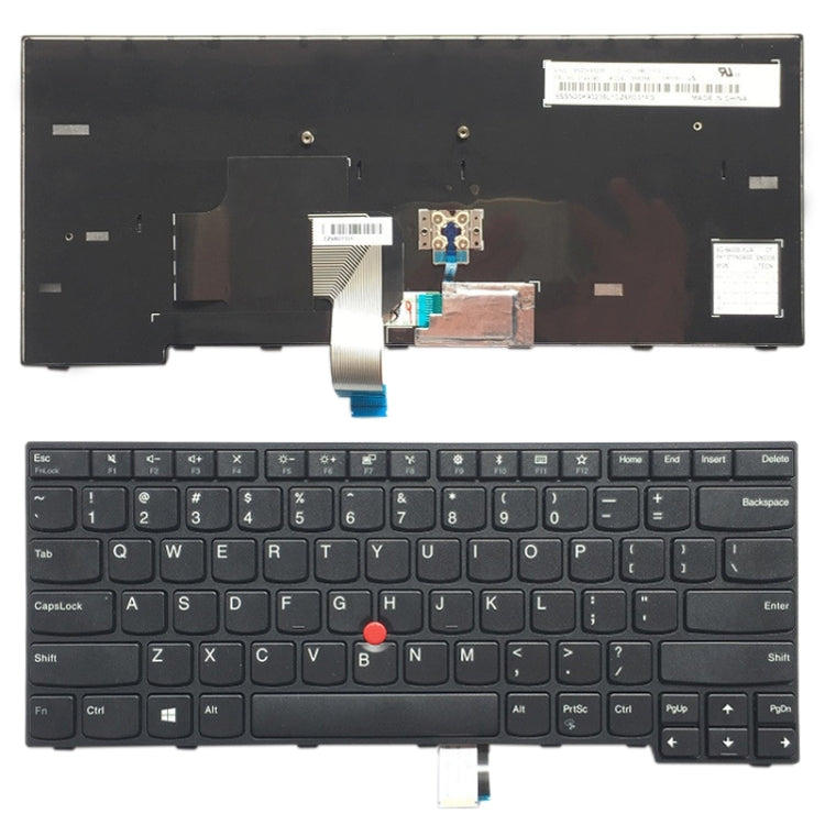 Tastiera portatile inglese versione USA con stick di puntamento per Lenovo IBM Thinkpad E470 / E470C / E475, Teclado 01AX080 / 01AX040 / 01AX000 / SN20K93235, For Thinkpad E470 (US)