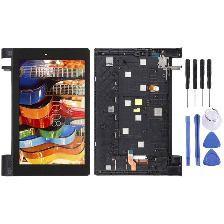 Schermo LCD e digitalizzatore assemblaggio completo con cornice per Lenovo Yoga Tab 3 8.0 YT3-850M, For Lenovo Yoga Tab 3 8.0