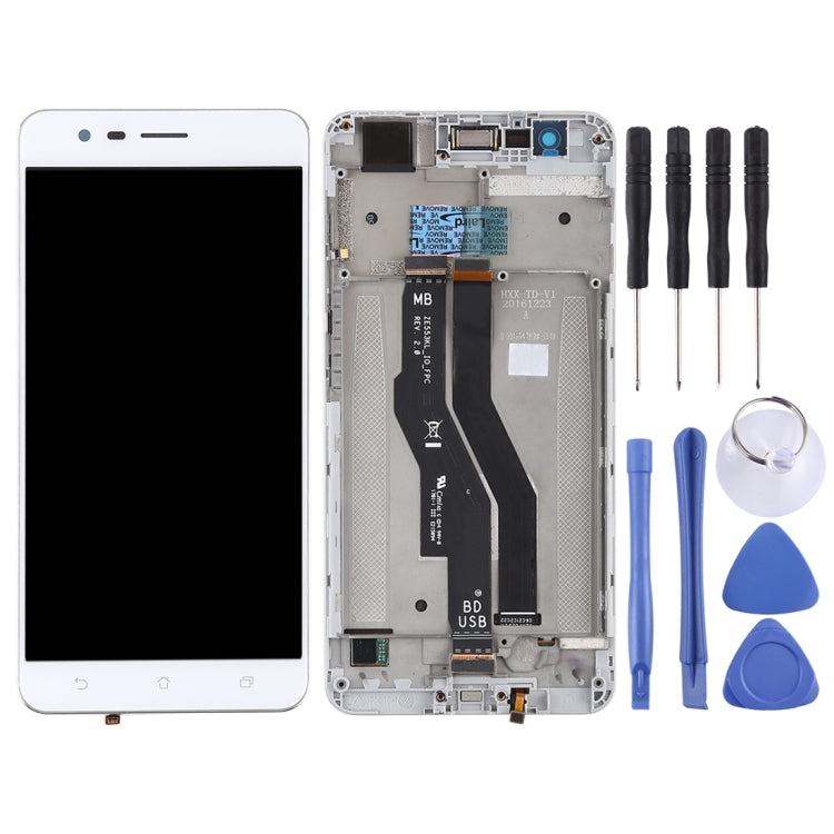 LCD Screen and Digitizer Complete Assembly with Frame for Asus Zenfone 3 Zoom ZE553KL, For Asus Zenfone 3 Zoom / ZE553KL, For Asus ZE553KL