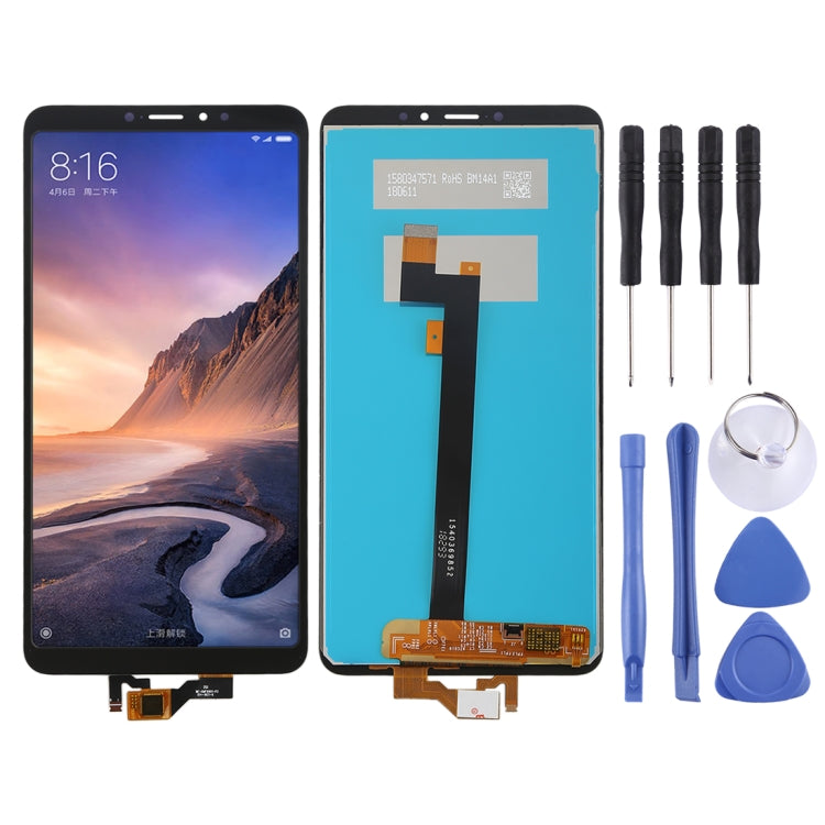 LCD Screen and Digitizer Full Assembly for Xiaomi Mi Max 3, Mi Max 3, For Mi Max 3