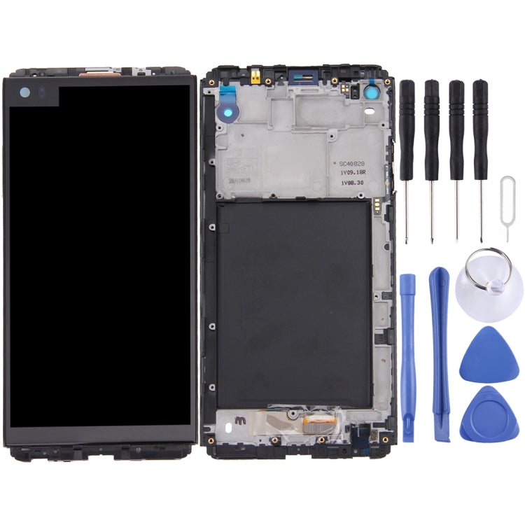 Schermo LCD e digitalizzatore assemblaggio completo con cornice per LG V20 VH990, H918, H910, LS997, US996, VS995, F800L, F800S, F800K, H915, H910PR, For V20