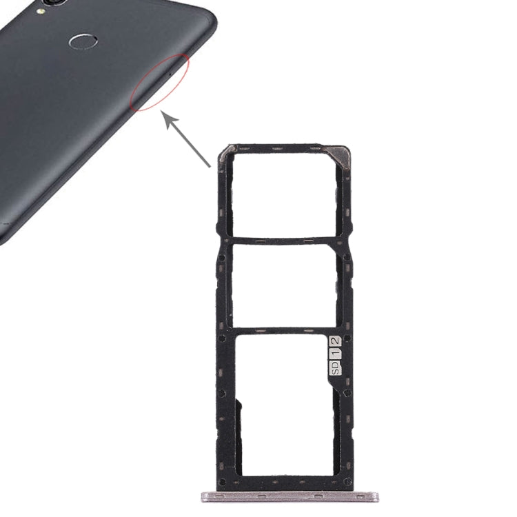 Vassoio scheda SIM + Vassoio scheda SIM + Vassoio scheda micro SD per Asus Zenfone Max Pro (M1) ZB601KL ZB602KL, For Asus ZB601KL, For Asus ZB601KL ZB602KL