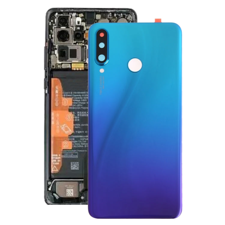 Cover posteriore originale per batteria con obiettivo fotocamera per Huawei P30 Lite (48MP), For Huawei P30 Lite (48MP)(Original), For Huawei P30 Lite (48MP) (Original)