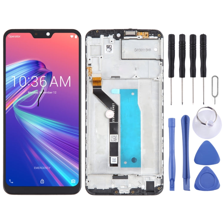 Schermo LCD e digitalizzatore assemblato completo con cornice per Asus Zenfone Max Pro (M2) ZB631KL, For Asus Zenfone Max Pro (M2) ZB631KL