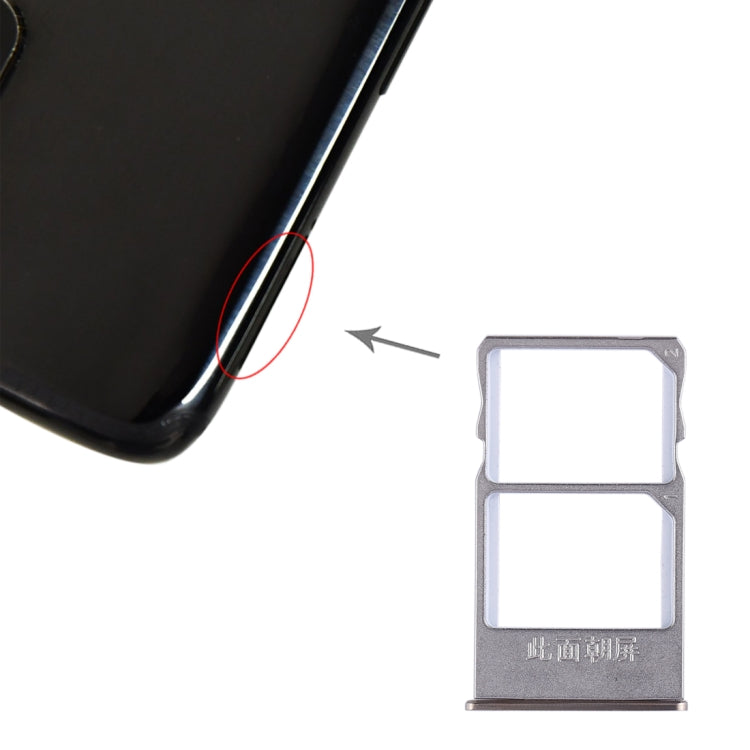 For Meizu 15 Plus SIM Card Tray + SIM Card Tray, Meizu 15 Plus