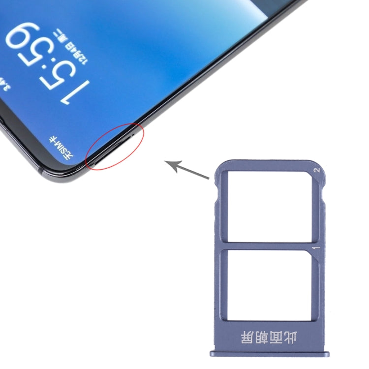 For Meizu 16 Plus SIM Card Tray + SIM Card Tray, Meizu 16 Plus