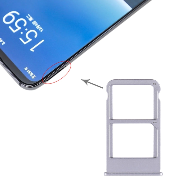 For Meizu 16 Plus SIM Card Tray + SIM Card Tray, Meizu 16 Plus