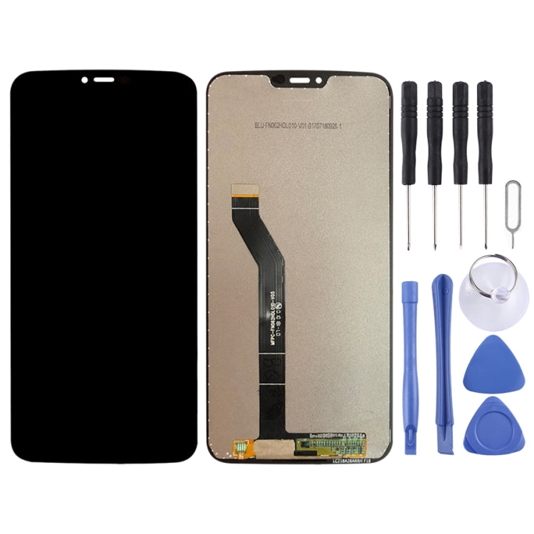 Schermo LCD e digitalizzatore assemblaggio completo per Motorola MOTO G7 Power, versione UE, For Moto G7 Power