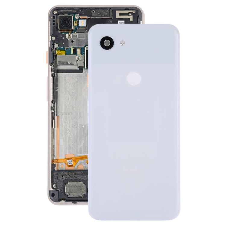 Cover posteriore della batteria con obiettivo della fotocamera e tasti laterali per Google Pixel 3a, For Google Pixel 3a, Google Pixel 3a (Light Purple)