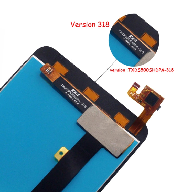 LCD Screen and Digitizer Full Assembly for ZTE Blade A610 A610C, For ZTE Blade A610