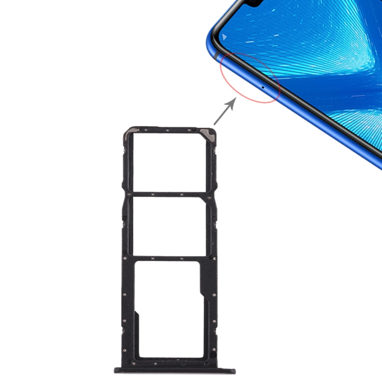 Vassoio scheda SIM + vassoio scheda micro SD per Huawei Honor 8X, For Huawei Honor 8X