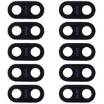 10pcs Rear Camera Lens For Nokia 7 Plus / E9 Plus, For Nokia 7 Plus / E9 Plus