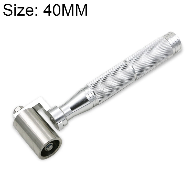 Rullo piatto per cucitura di utensili per ruote in acciaio inossidabile per carta da parati per uso domestico con cuscinetto, dimensioni: 40X24 mm, Size: 40X24mm