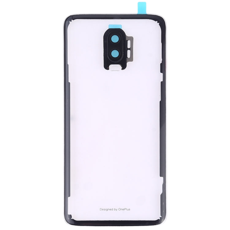 For OnePlus 6T Back Battery Cover with Camera Lens, For OnePlus 6T