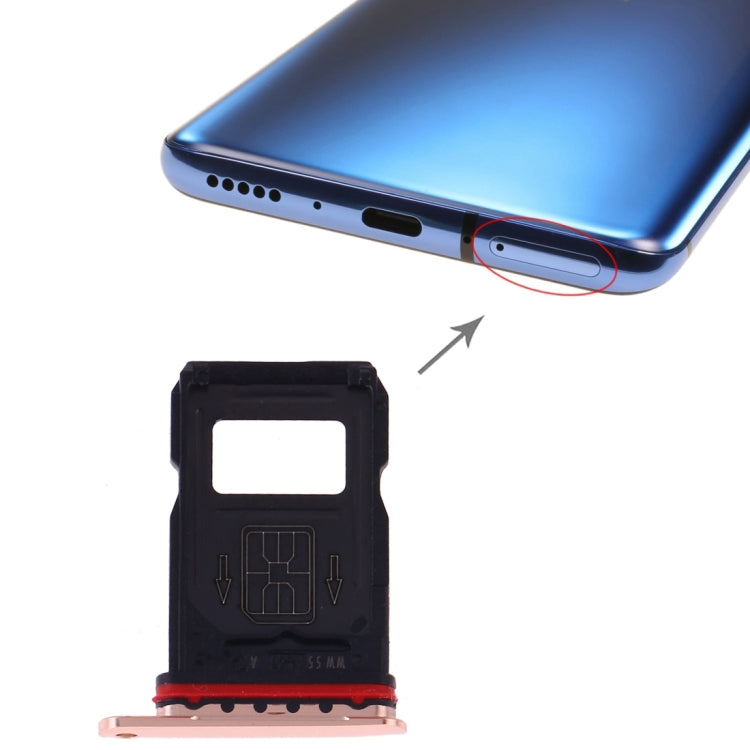 Per OnePlus 7 Pro Vassoio scheda SIM + Vassoio scheda SIM, For OnePlus 7 Pro