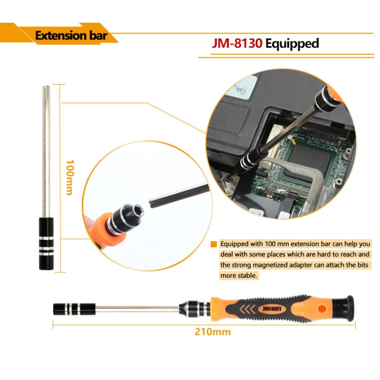 JAKEMY JM-8130 45 in 1 Interchangeable Magnetic Precision Screwdriver Set, JM-8130