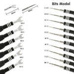 JAKEMY JM-8158 Set di cacciaviti multiuso 34 in 1 Strumento di riparazione hardware, JM-8158