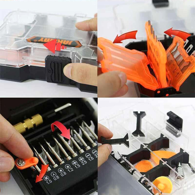 JAKEMY JM-8158 Set di cacciaviti multiuso 34 in 1 Strumento di riparazione hardware, JM-8158