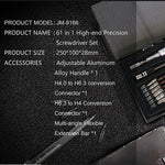JAKEMY JM-8166 61 in 1 Screwdriver Kit Repair Hand Tool Kit, JM-8166