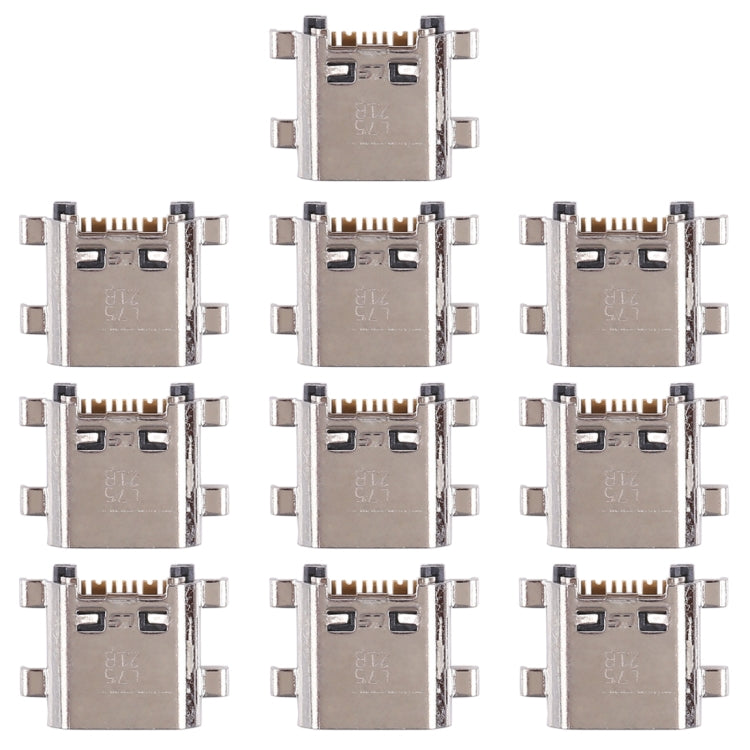 Per Galaxy J7 Neo / J701 10 pezzi connettore porta di ricarica, For Galaxy J7 Neo