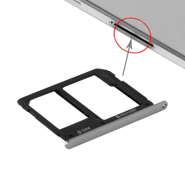 For Galaxy A9 (2016) / A9000 SIM Card Tray & Micro SD Card Tray, For Samsung Galaxy A9(2016) Single, For Samsung Galaxy A9