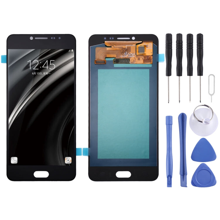 Schermo LCD in materiale Oled e digitalizzatore assemblaggio completo per Galaxy C7, For Samsung Galaxy C7 (OLED)