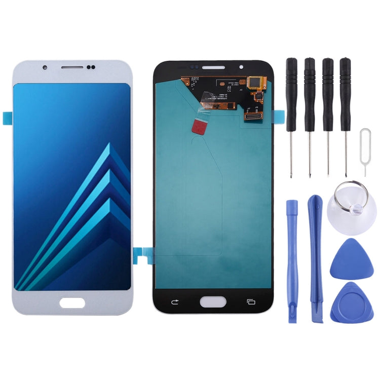 LCD Screen and Digitizer in Oled Material Complete Assembly for Galaxy A8, For Samsung Galaxy A8 (OLED), For Galaxy A8 (OLED)