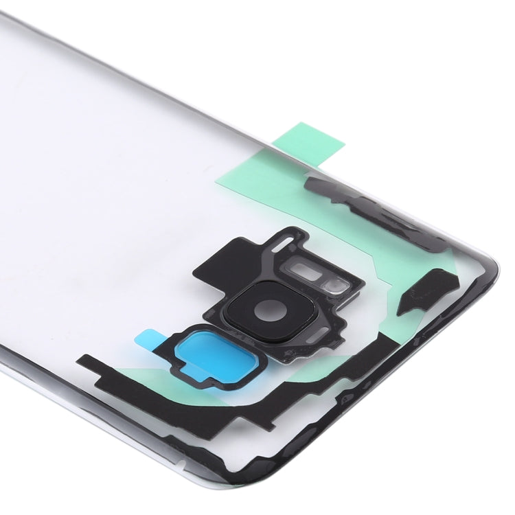 Per Samsung Galaxy S8 / G950 G950F G950FD G950U G950A G950P G950T G950V G950R4 G950W G9500 Cover posteriore batteria trasparente con copriobiettivo fotocamera, For Galaxy S8