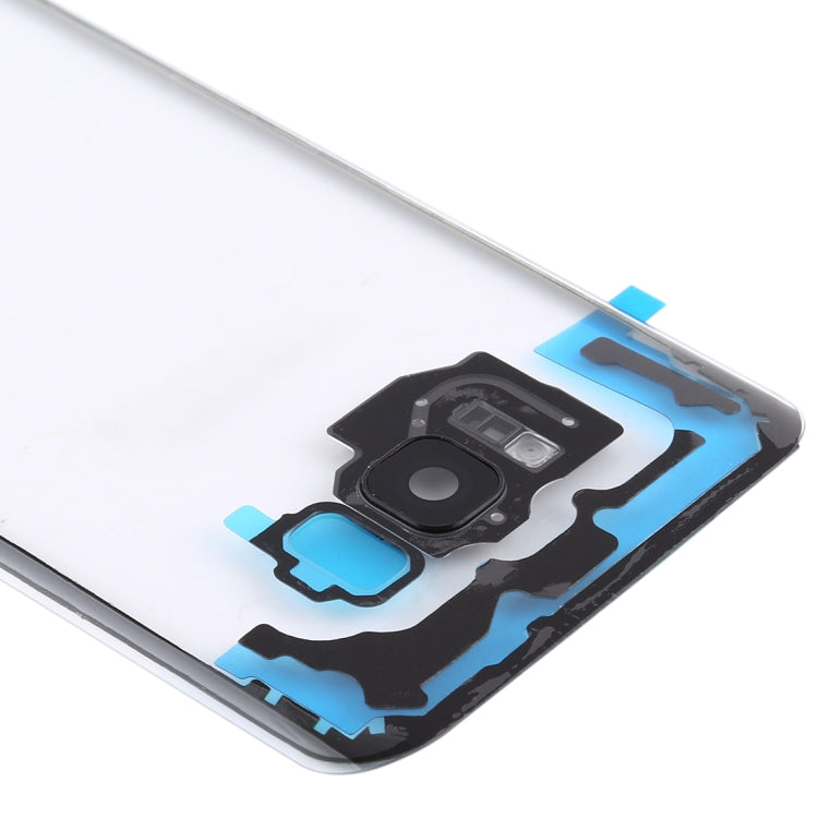Per Samsung Galaxy S8 + / G955 G955F G955FD G955U G955A G955P G955T G955V G955R4 G955W G9550 Cover posteriore batteria trasparente con copriobiettivo fotocamera, For Galaxy S8 +