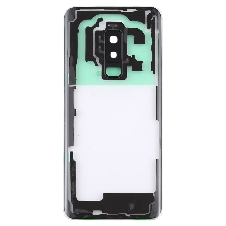 Per Samsung Galaxy S9+ / G965F G965F/DS G965U G965W G9650 Cover posteriore batteria trasparente con copriobiettivo fotocamera, For Galaxy S9+