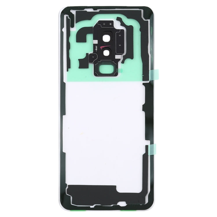 Per Samsung Galaxy S9+ / G965F G965F/DS G965U G965W G9650 Cover posteriore batteria trasparente con copriobiettivo fotocamera, For Galaxy S9+