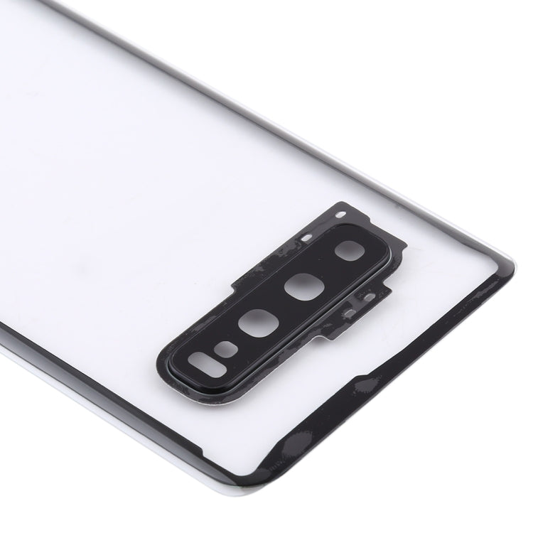 For Samsung Galaxy S10 G973F/DS G973U G973 SM-G973 Clear Battery Back Cover with Camera Lens Cover, For Galaxy S10