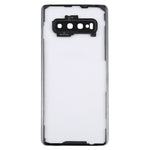 Per Samsung Galaxy S10+ SM-G9750 G975F Cover posteriore batteria trasparente con copriobiettivo fotocamera, For Galaxy S10+
