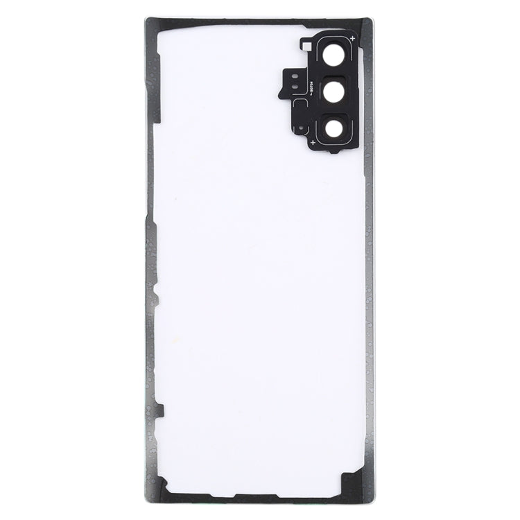 Per Samsung Galaxy Note 10 N970 N9700 Cover posteriore batteria trasparente con copriobiettivo fotocamera, For Galaxy Note 10