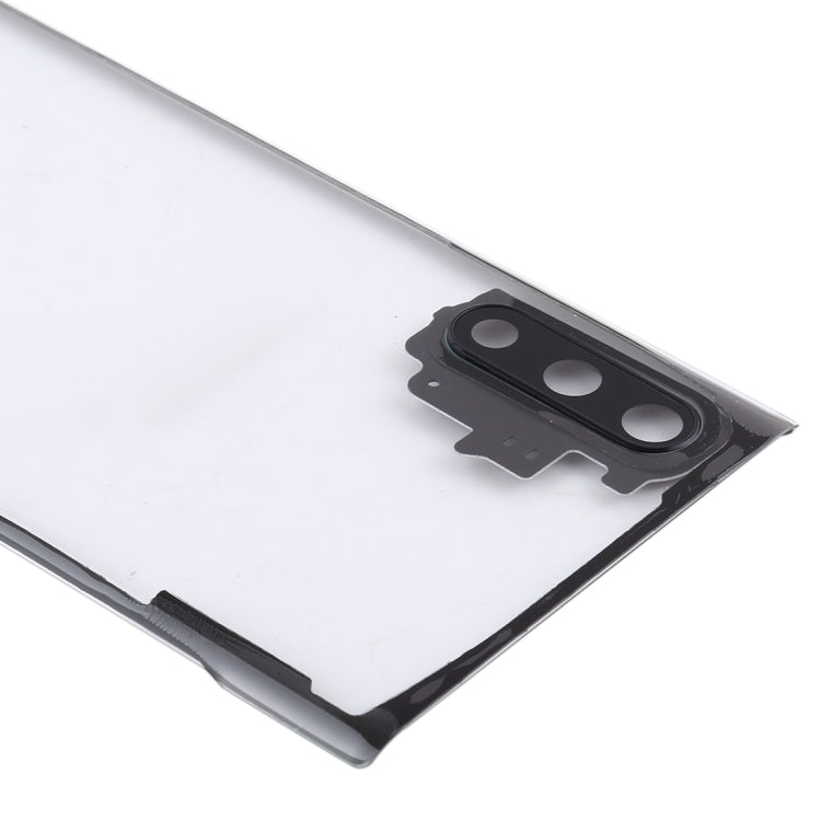 For Samsung Galaxy Note 10 N970 N9700 Clear Battery Back Cover with Camera Lens Cover, For Galaxy Note 10