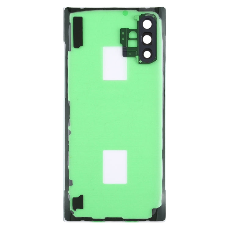 Per Samsung Galaxy Note 10+ N975 N9750 Cover posteriore batteria trasparente con copriobiettivo fotocamera, For Galaxy Note 10+