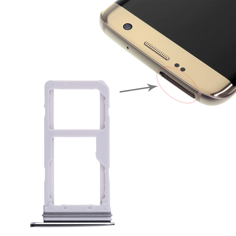 For Galaxy S7 Edge 2 SIM Card Tray/Micro SD Card Tray, For Galaxy S7 Edge, For Samsung Galaxy S7 Edge