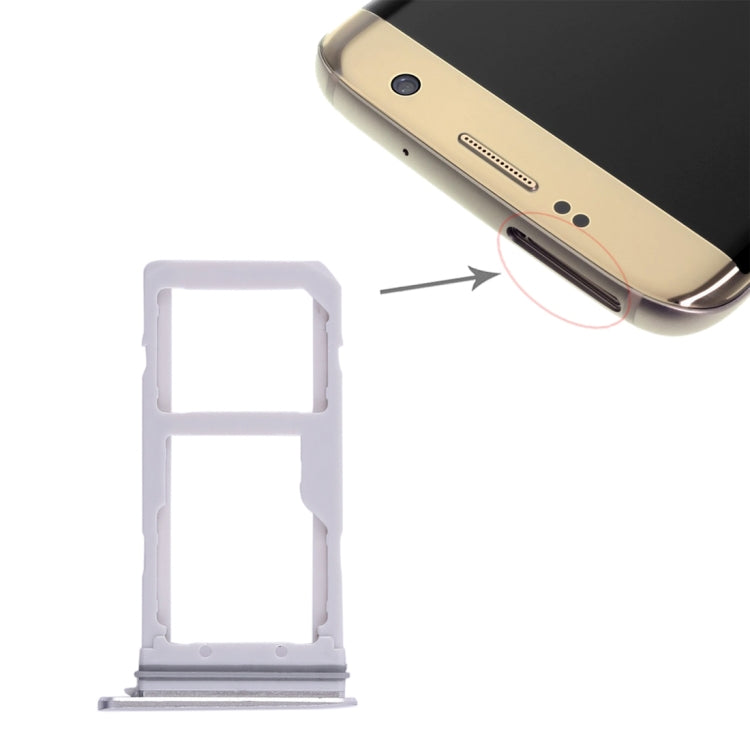 Vassoio scheda SIM e Micro SD per Samsung Galaxy S7 Edge