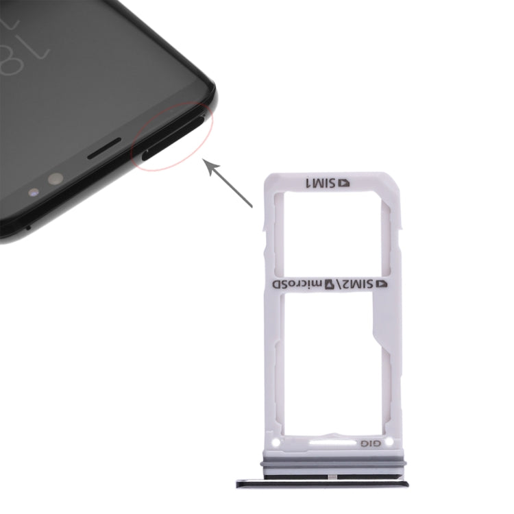 Vassoio doppio SIM e Micro SD per Samsung Galaxy S8/S8+