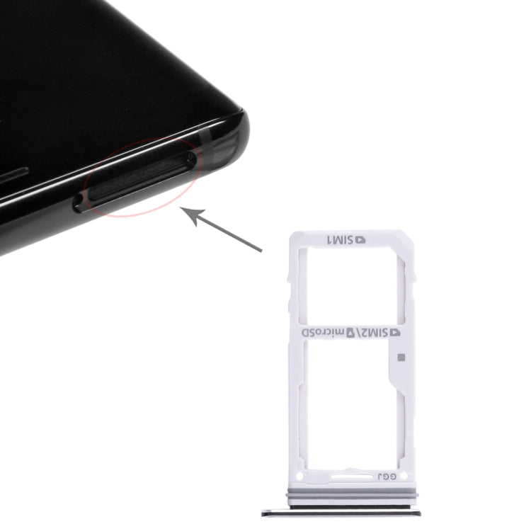 For Galaxy Note 8 2 SIM Card Tray / Micro SD Card Tray, For Galaxy Note 8, For Samsung Galaxy Note 8 (Double)