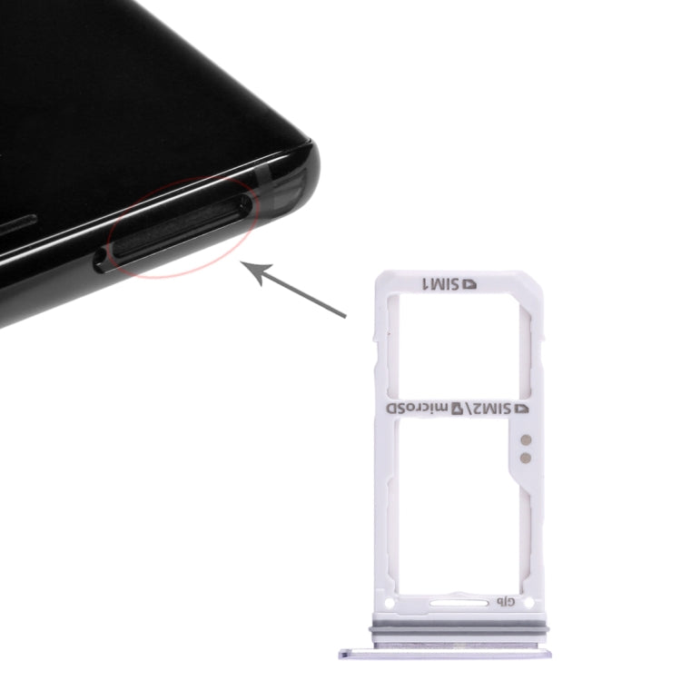 Per Galaxy Note 8 2 Vassoio scheda SIM / Vassoio scheda Micro SD, For Galaxy Note 8, For Samsung Galaxy Note 8 (Double)