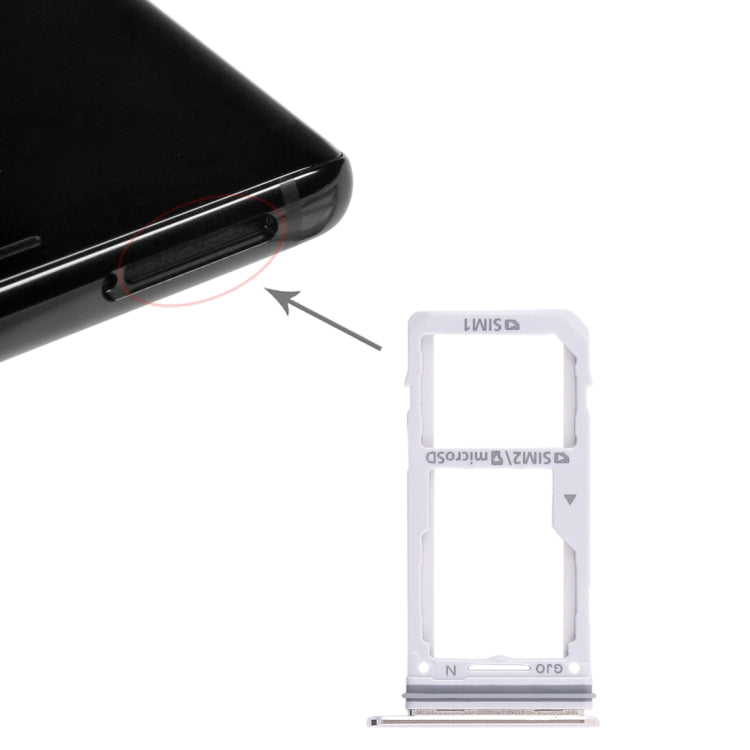 For Galaxy Note 8 2 SIM Card Tray / Micro SD Card Tray, For Galaxy Note 8, For Samsung Galaxy Note 8 (Double)