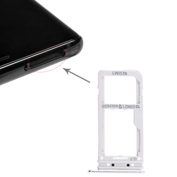 Per Galaxy Note 8 2 Vassoio scheda SIM / Vassoio scheda Micro SD, For Galaxy Note 8, For Samsung Galaxy Note 8 (Double)