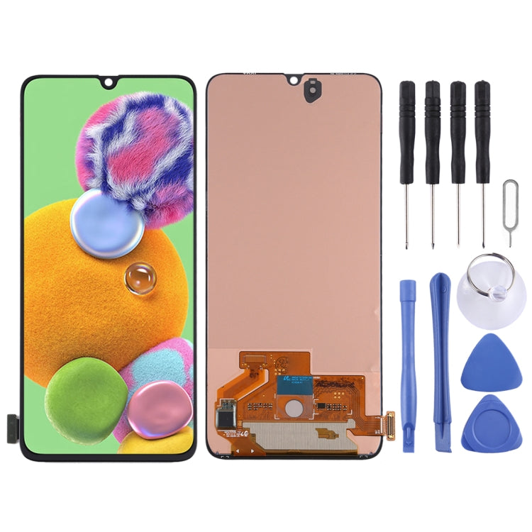 Schermo LCD e digitalizzatore in materiale Super AMOLED assemblaggio completo per Samsung Galaxy A90 5G, For Samsung Galaxy A90 5G(Super AMOLED)