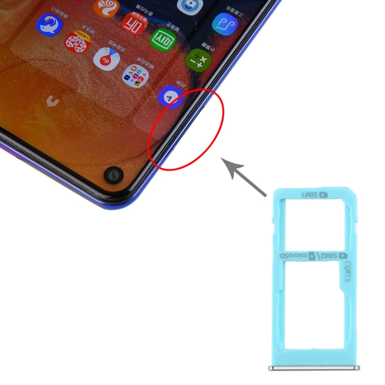 Vassoio scheda SIM e micro SD per Samsung Galaxy A60