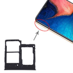 Per Samsung Galaxy A20e Vassoio scheda SIM + Vassoio scheda SIM + Vassoio scheda micro SD, For Samsung Galaxy A20e