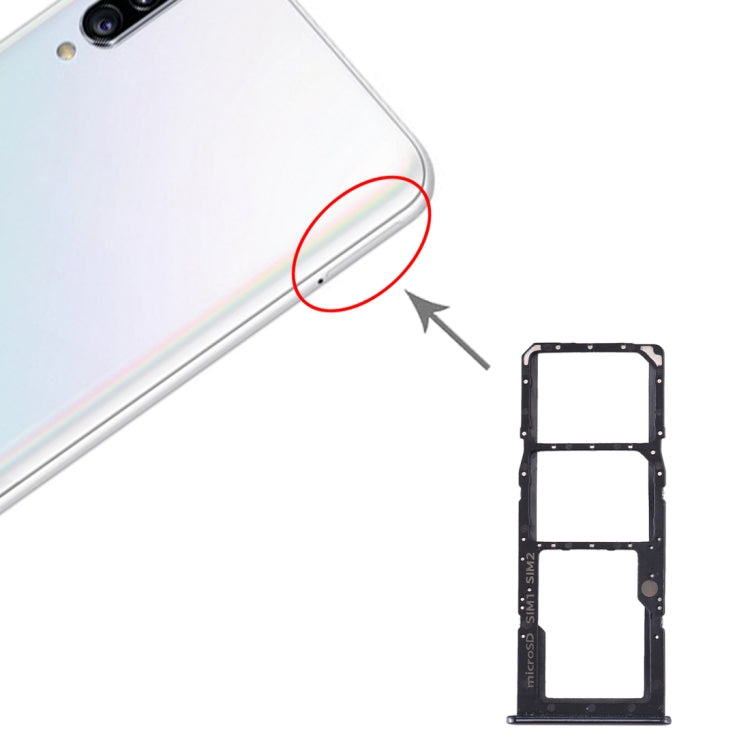 Per Samsung Galaxy A30s Vassoio scheda SIM + Vassoio scheda SIM + Vassoio scheda micro SD, For Samsung Galaxy A30s