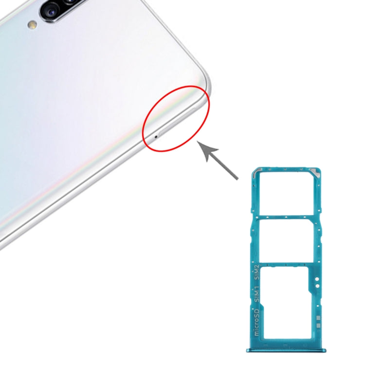 Per Samsung Galaxy A30s Vassoio scheda SIM + Vassoio scheda SIM + Vassoio scheda micro SD, For Samsung Galaxy A30s